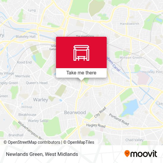 Newlands Green map