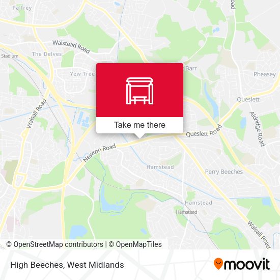 High Beeches map
