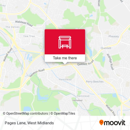 Pages Lane map