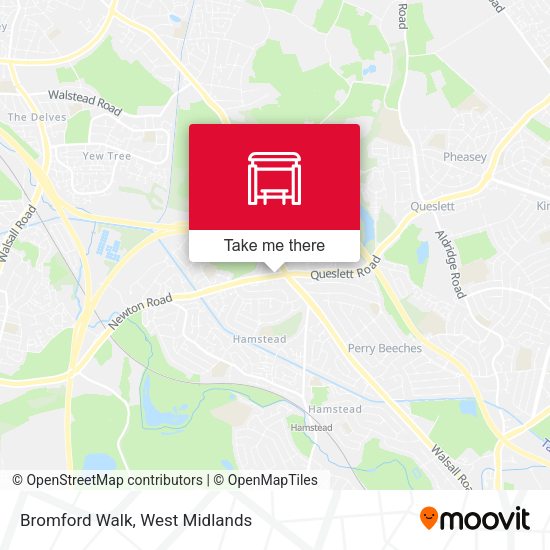 Bromford Walk map