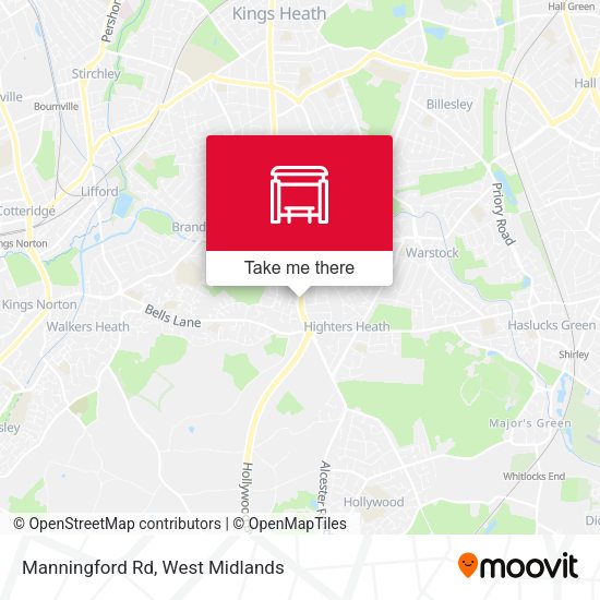 Manningford Rd map
