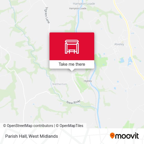 Parish Hall map