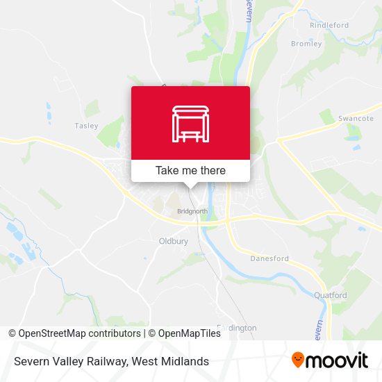 Severn Valley Railway map