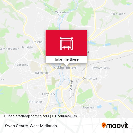 Swan Centre map