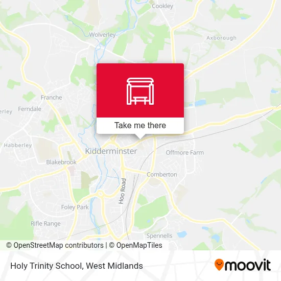 Holy Trinity School map