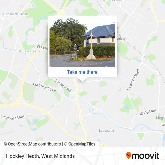 Hockley Heath map