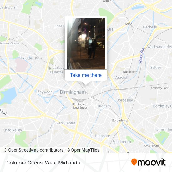 Colmore Circus map