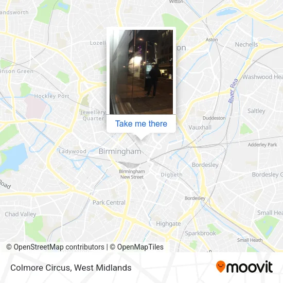 Colmore Circus map