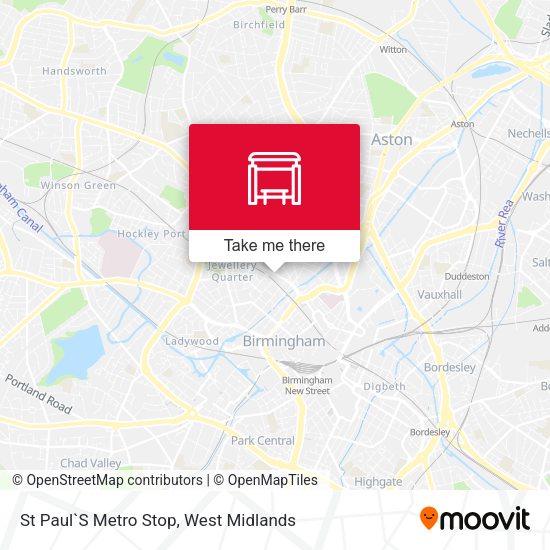 St Paul`S Metro Stop map