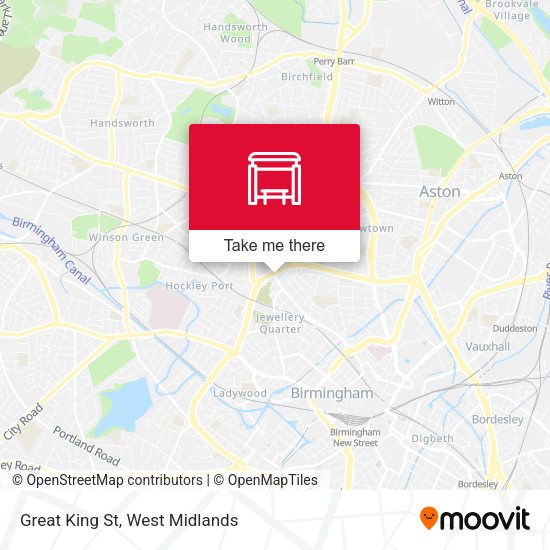 Great King St map