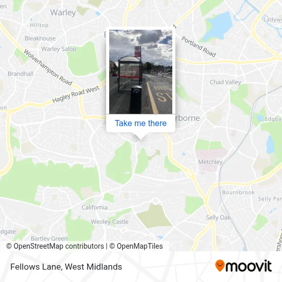 Fellows Lane map