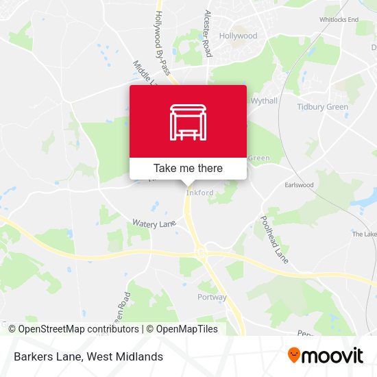 Barkers Lane map