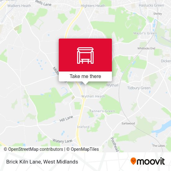 Brick Kiln Lane map
