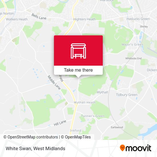 White Swan map