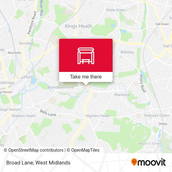 Broad Lane map