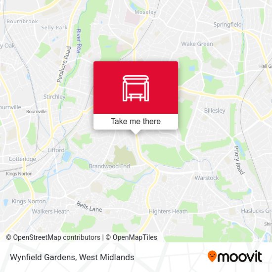 Wynfield Gardens map