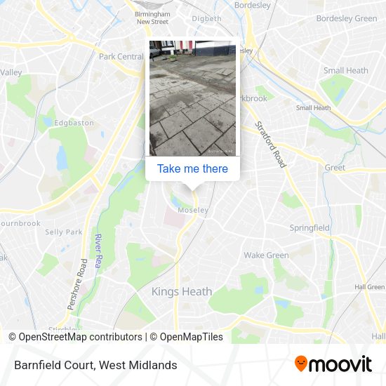 Barnfield Court map