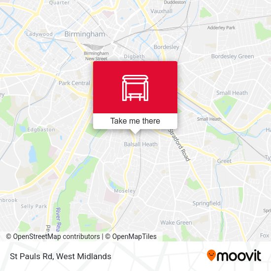 St Pauls Rd map