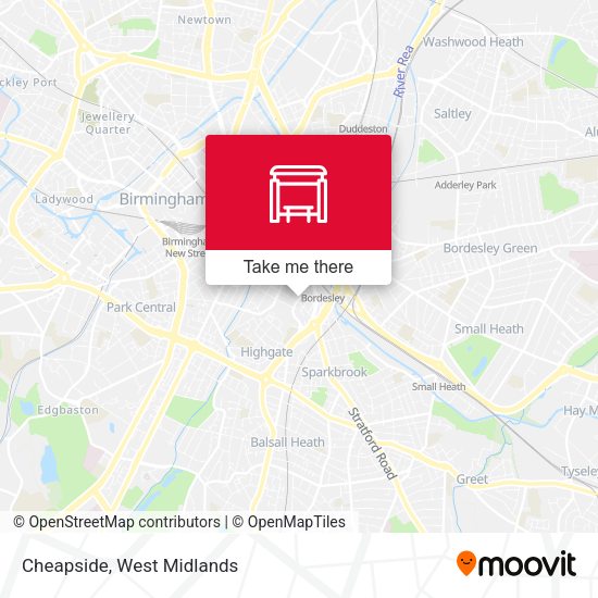 Cheapside map