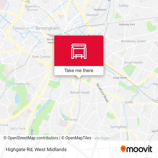 Highgate Rd map