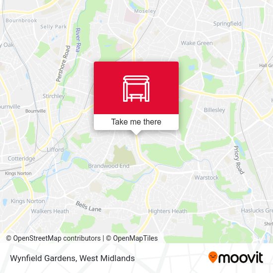 Wynfield Gardens map