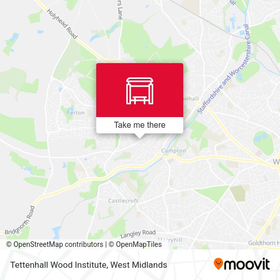 Tettenhall Wood Institute map