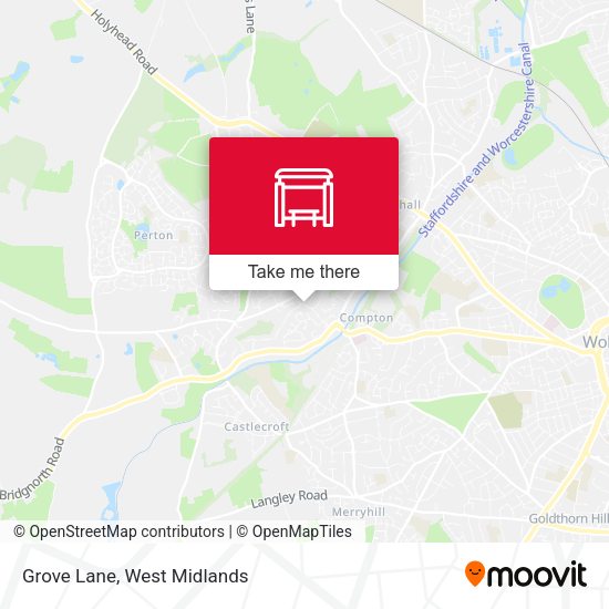 Grove Lane map