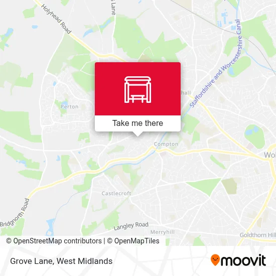 Grove Lane map