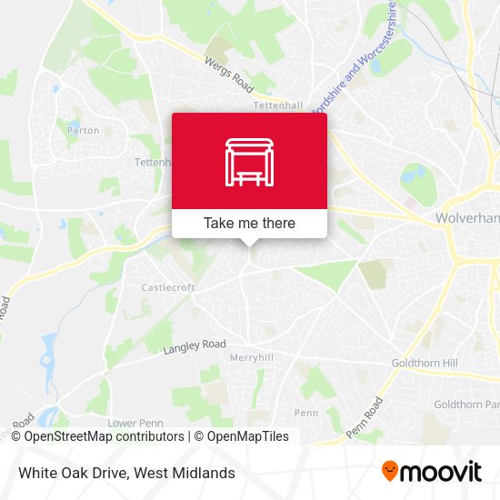 White Oak Drive map