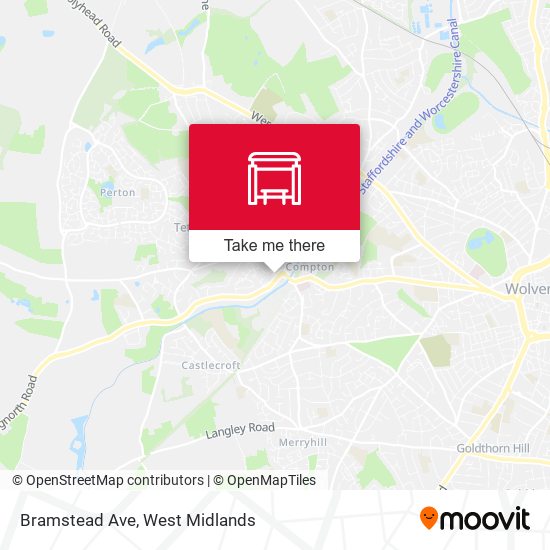 Bramstead Ave map