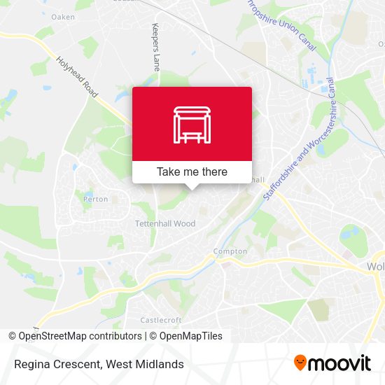 Regina Crescent map