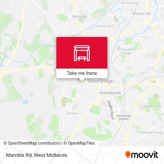 Mamble Rd map