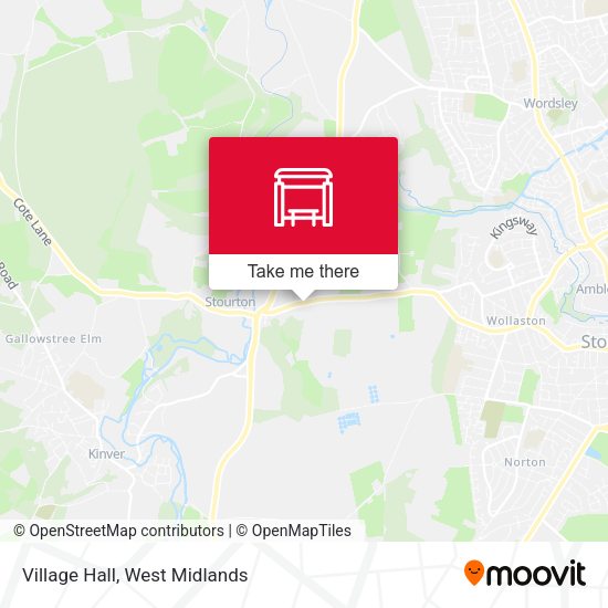 Village Hall map