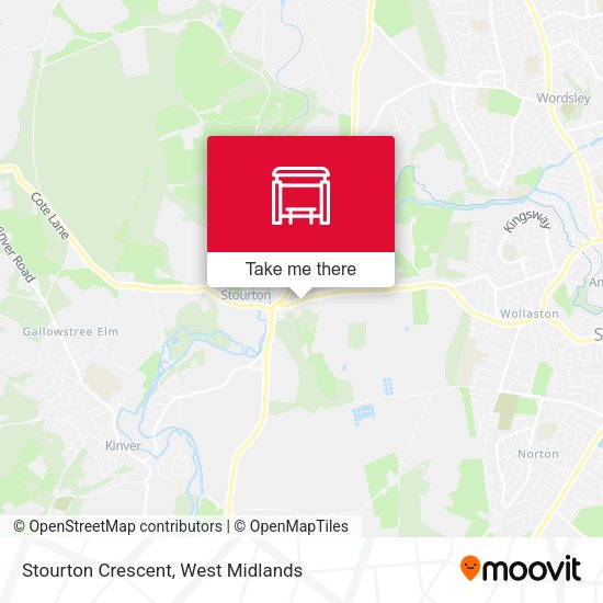 Stourton Crescent map
