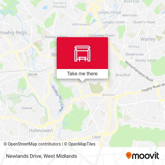 Newlands Drive map