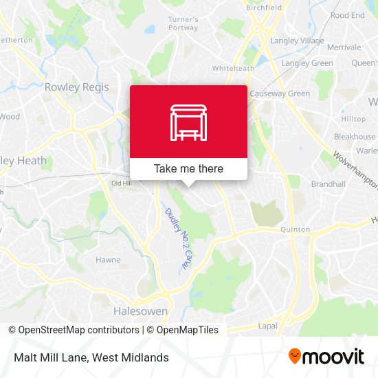 Malt Mill Lane map