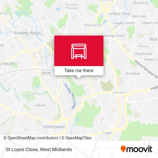 St Loyes Close map