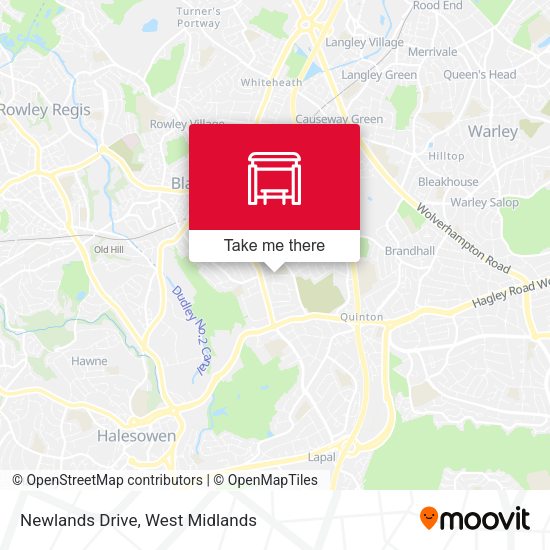 Newlands Drive map