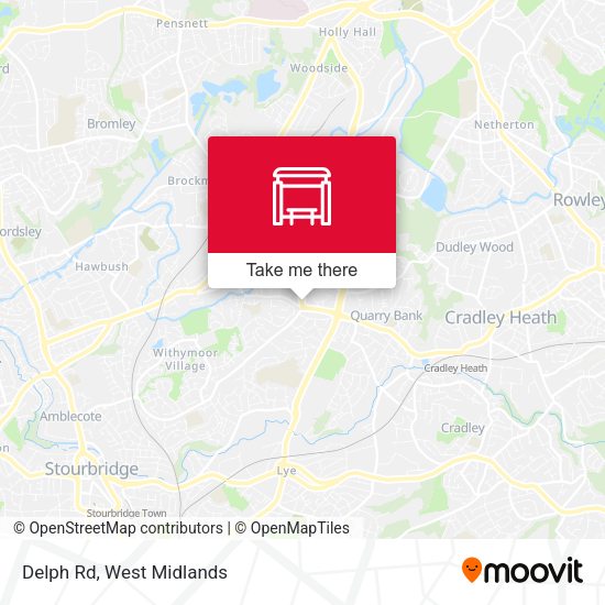 Delph Rd map