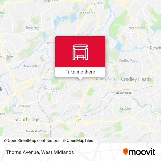Thorns Avenue map