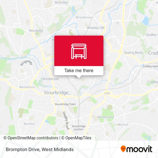 Brompton Drive map