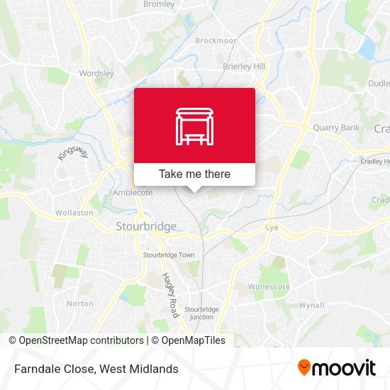 Farndale Close map