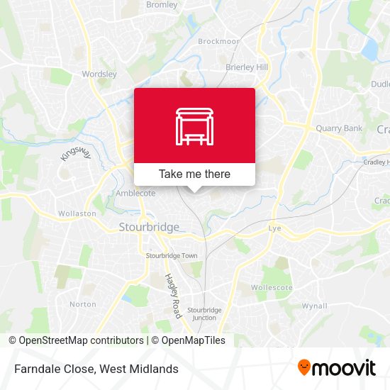 Farndale Close map