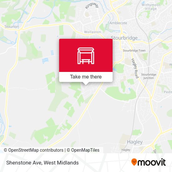 Shenstone Ave map