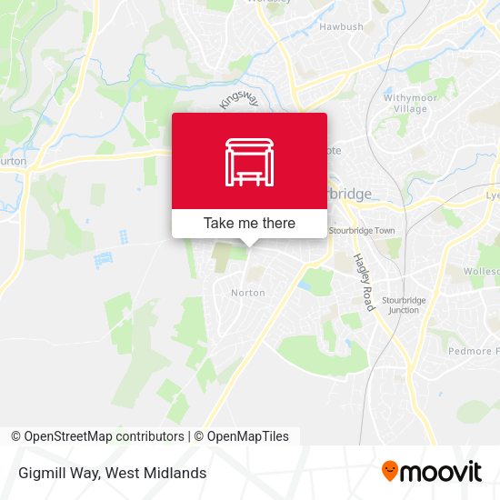 Gigmill Way map