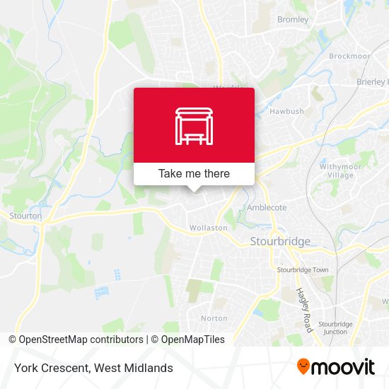York Crescent map