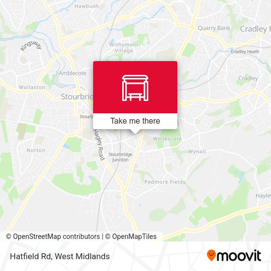 Hatfield Rd map