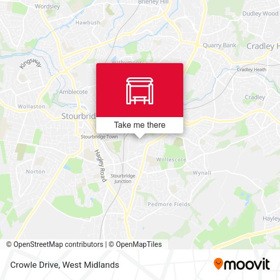 Crowle Drive map