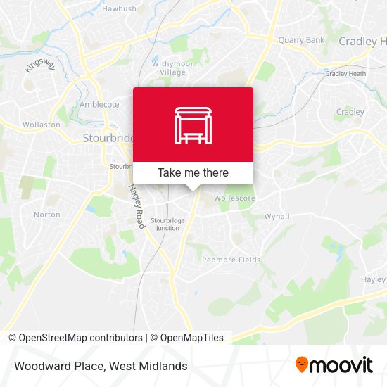 Woodward Place map