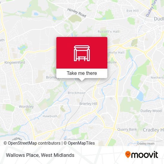 Wallows Place map
